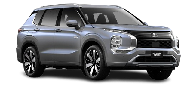 Silver Mitsubishi Outlander